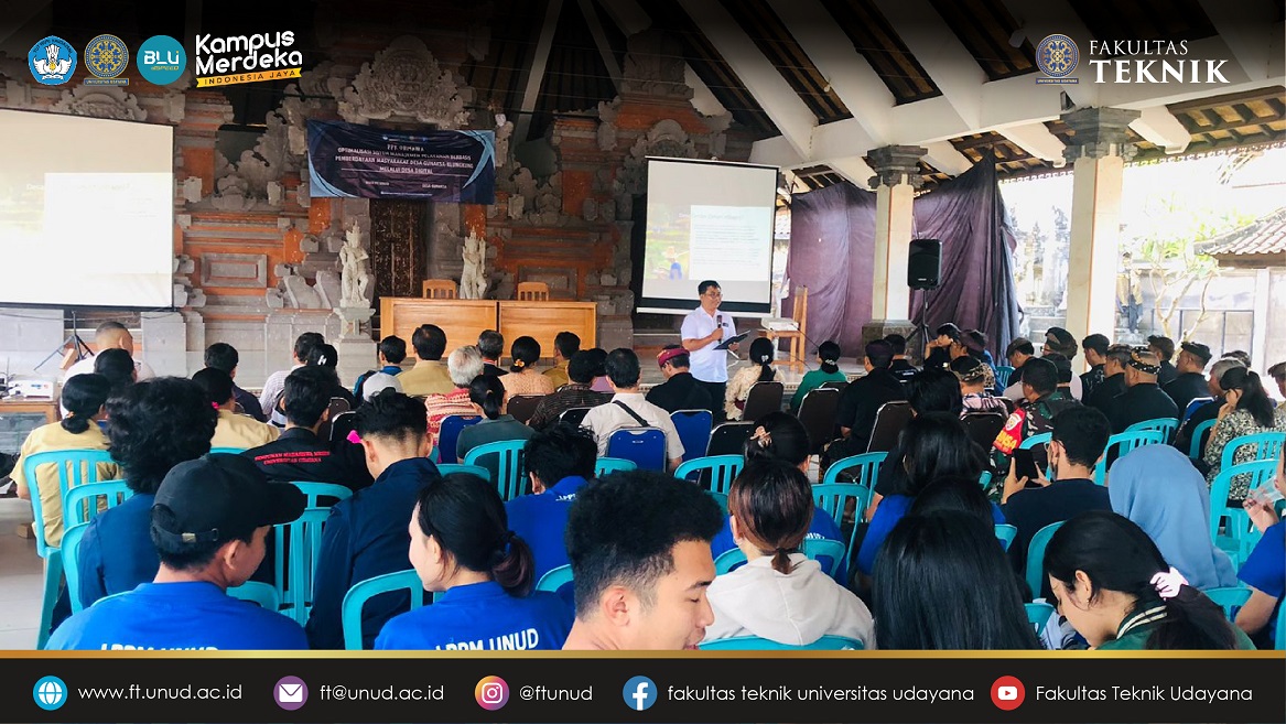 PPK Ormawa Himpunan Mahasiswa Mesin FT UNUD Laksanakan Focus Group Discussion (FGD) Desa Cerdas Gunaksa dalam konsep Digitalisasi Desa