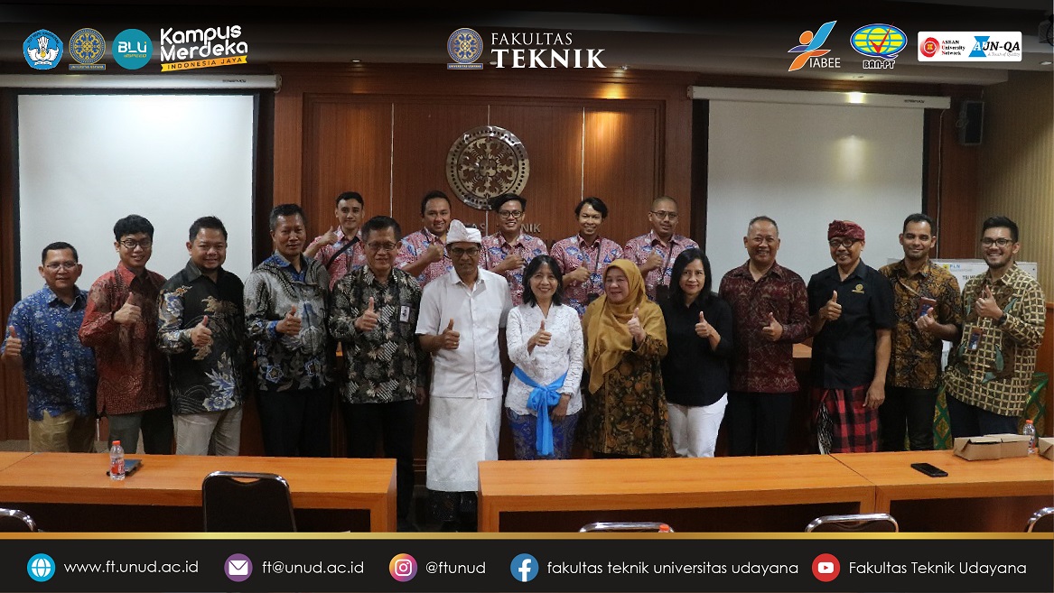 Penandatangan Perjanjian Kerjasama Antara PT PLN Nusantara Power dengan Fakultas Teknik Universitas Udayana
