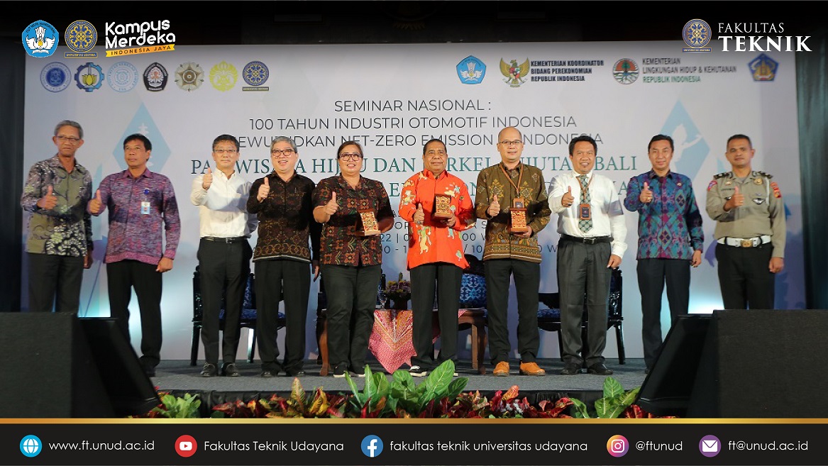 Universitas udayana bersama Toyota gelar Seminar nasional: 100 tahun industri otomotif indonesia mewujudkan net-zero emission di Indonesia