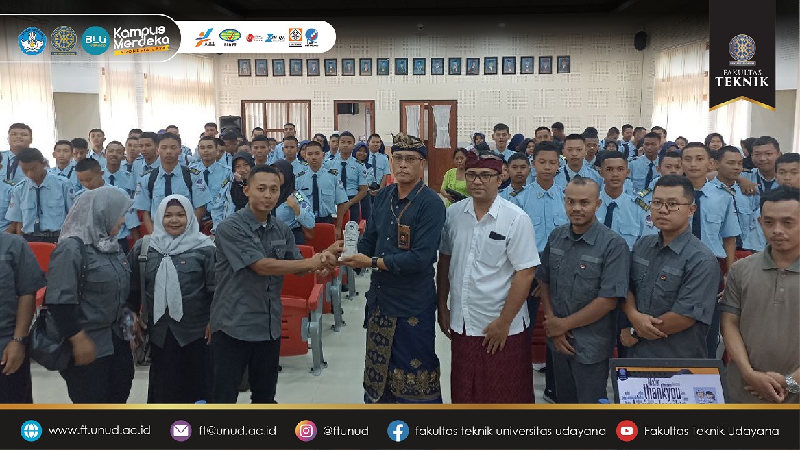 Faculty of Engineering, Udayana University Receives Study Tour from SMK Negeri 2 Cilacap