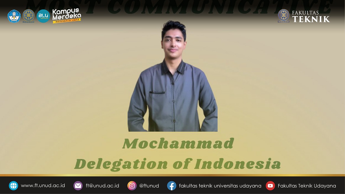 Mochammad, Environmental Engineering Student at Udayana University, Wins Gold and Two Prestigious Awards at the 2023 International Environmental Olympiad & Conference