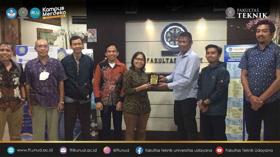 Visit of the Office of Communication, Statistical Informatics and Encryption of Nunukan Regency to the Faculty of Engineering, Udayana University regarding the strengthening of Electronic-Based Government Systems