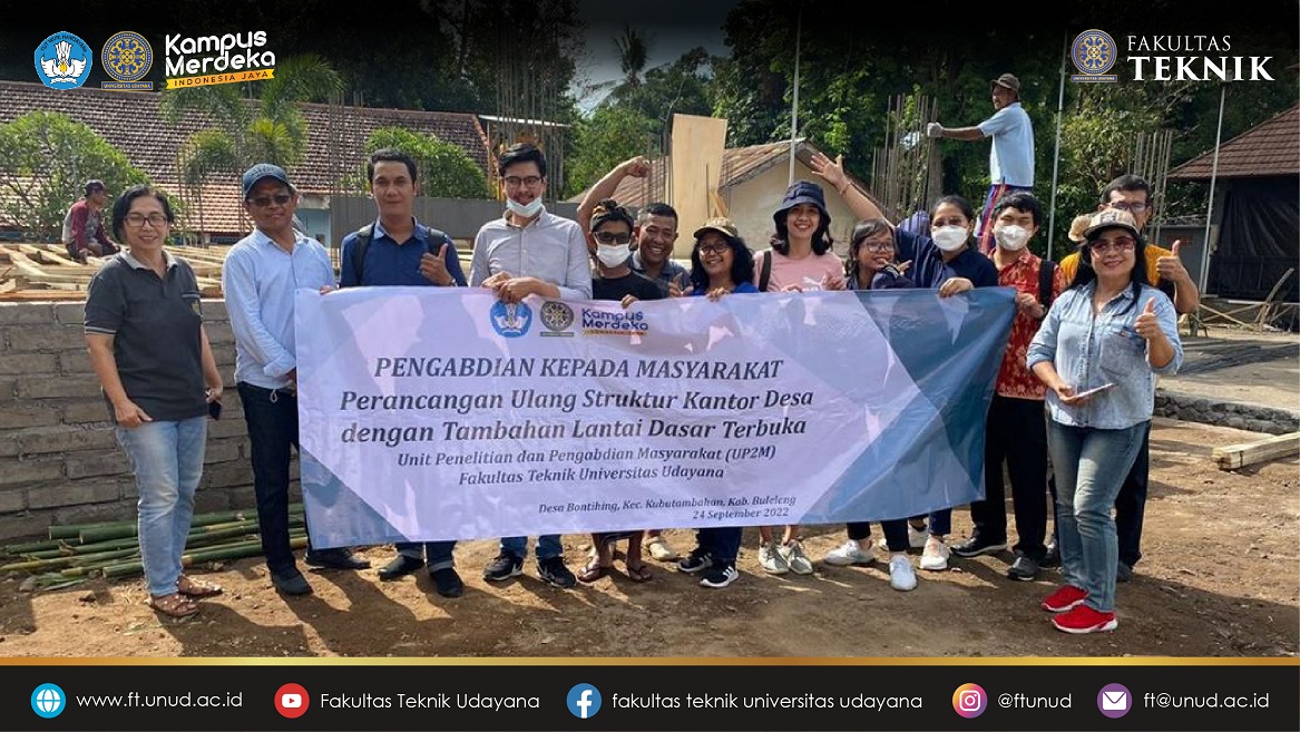 Community Service in the Framework of Redesigning the Structure of the Bontihing Village Office, Kubuaddan, Buleleng Regency