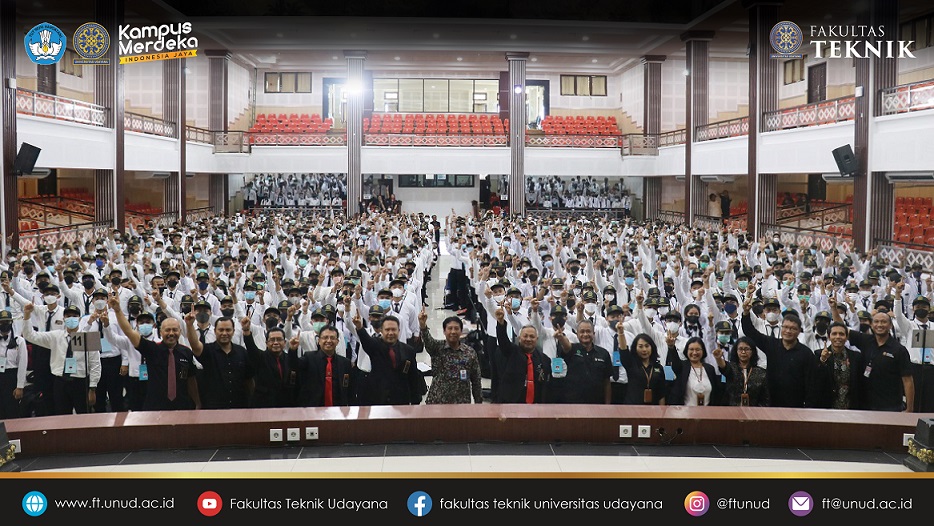 Tri Dharma of Higher Education, Becomes the Theme of the 2022 New Student Campus Life Introduction Activity, Faculty of Engineering, Udayana University