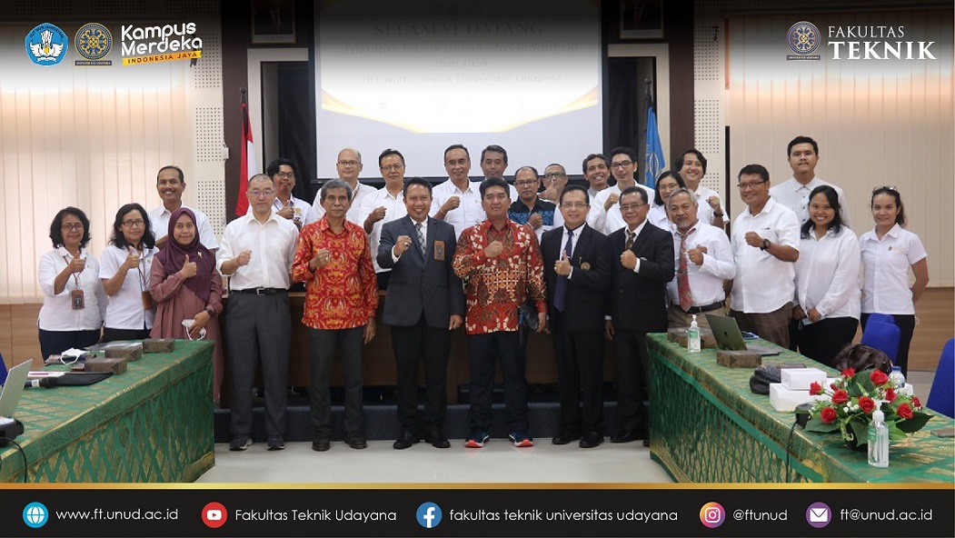 Increase Cooperation, Faculty of Engineering, University of Udayana and Faculty of Engineering, University of Indonesia Sign a Cooperation Agreement Related to the Tri Dharma of Higher Education